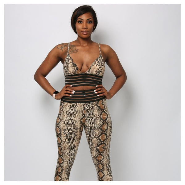 Strappy 2 Piece Snake Set